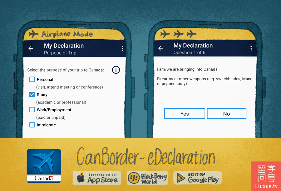 CanBorder eDeclaration App界面