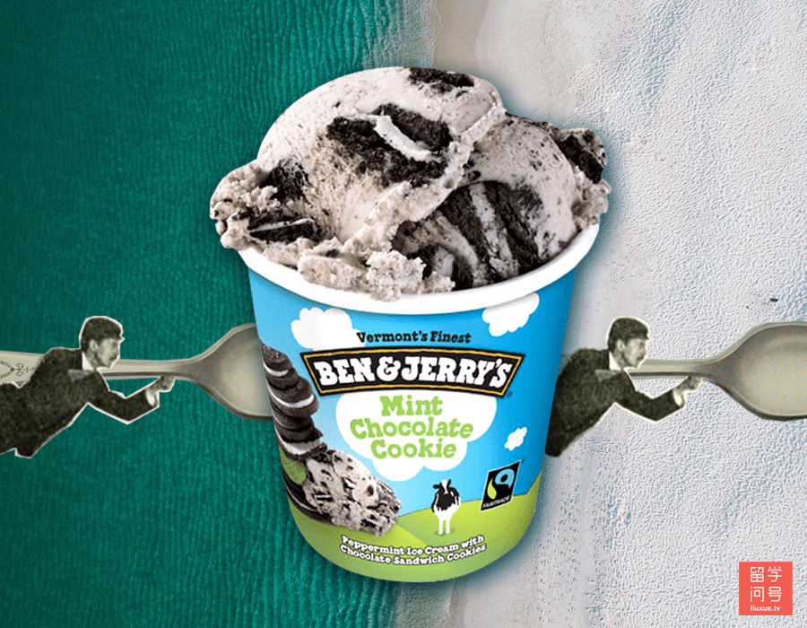 Ben & Jerry's薄荷巧克力曲奇冰淇淋